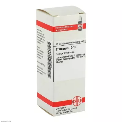 CRATAEGUS D 10 fortynding, 20 ml