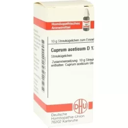 CUPRUM ACETICUM D 12 kugler, 10 g