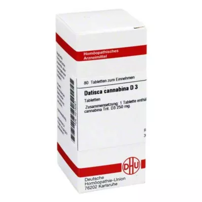 DATISCA cannabina D 3 tabletter, 80 stk