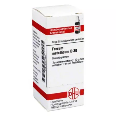 FERRUM METALLICUM D 30 kugler, 10 g