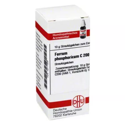 FERRUM PHOSPHORICUM C 200 kugler, 10 g