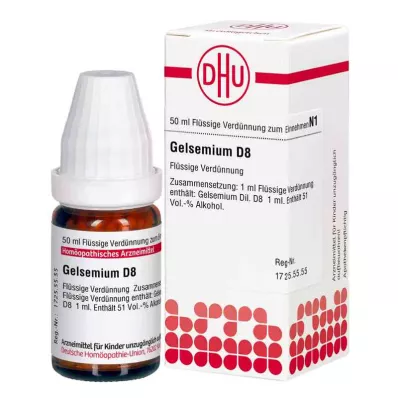Gelsemium D8 Fortynding (50 ml)