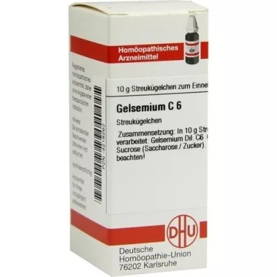 GELSEMIUM C 6 kugler, 10 g