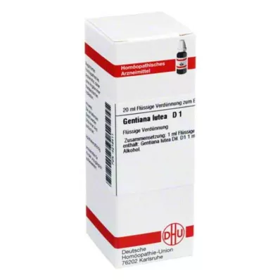 GENTIANA LUTEA D 1 fortynding, 20 ml