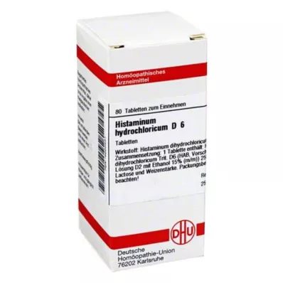 DHU Histaminum hydrochloricum D 6 tabletter, 80 stk