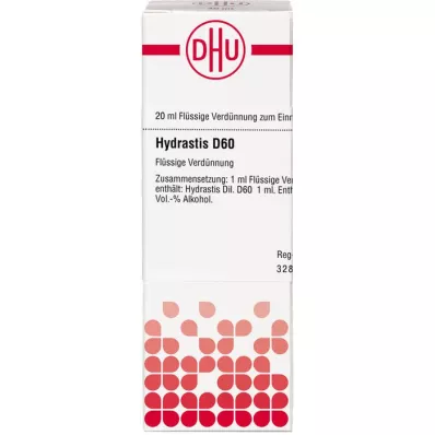 HYDRASTIS D 60 fortynding, 20 ml