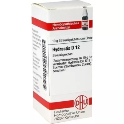 HYDRASTIS D 12 kugler, 10 g