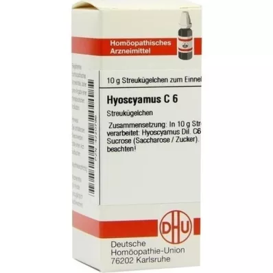 HYOSCYAMUS C 6 kugler, 10 g