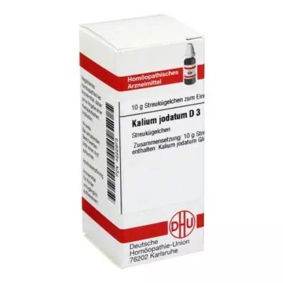 KALIUM JODATUM D 3 kugler, 10 g