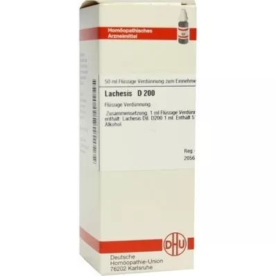 LACHESIS D 200 fortynding, 50 ml