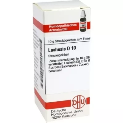 LACHESIS D 10 kugler, 10 g