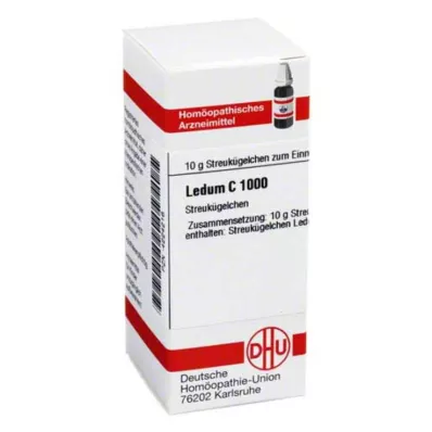 DHU Ledum C 1000 kugler, 10 g