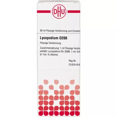 LYCOPODIUM D 200 fortynding, 50 ml