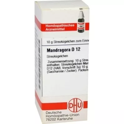 MANDRAGORA D 12 kugler, 10 g