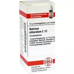 NATRIUM CHLORATUM C 12 kugler, 10 g