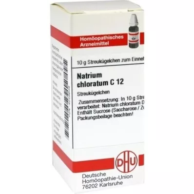NATRIUM CHLORATUM C 12 kugler, 10 g