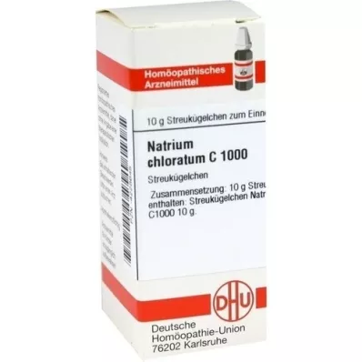 NATRIUM CHLORATUM C 1000 kugler, 10 g