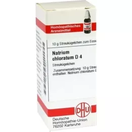 NATRIUM CHLORATUM D 4 kugler, 10 g