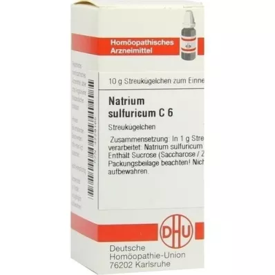 NATRIUM SULFURICUM C 6 kugler, 10 g