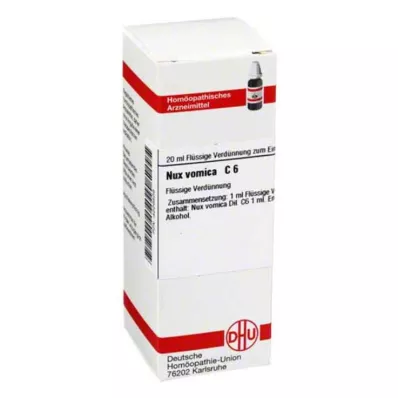 NUX VOMICA C 6 fortynding, 20 ml
