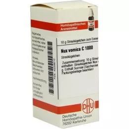 NUX VOMICA C 1000 globule, 10 g