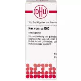 NUX VOMICA D 60 kugler, 10 g