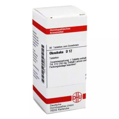 OKOUBAKA D 12 tabletter, 80 kapsler