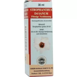 STROPHANTHUS D 4 Sanum-dråber, 30 ml