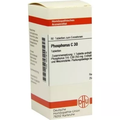 PHOSPHORUS C 30 Tablete, 80 Capsule