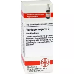 PLANTAGO MAJOR D 3 globule, 10 g