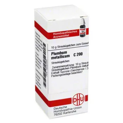 DHU Plumbum metallicum C 200 kugler, 10 g