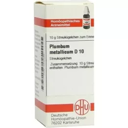 PLUMBUM METALLICUM D 10 kugler, 10 g