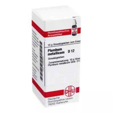PLUMBUM METALLICUM D 12 kugler, 10 g