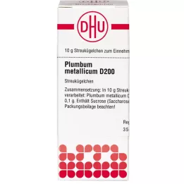 PLUMBUM METALLICUM D 200 kugler, 10 g