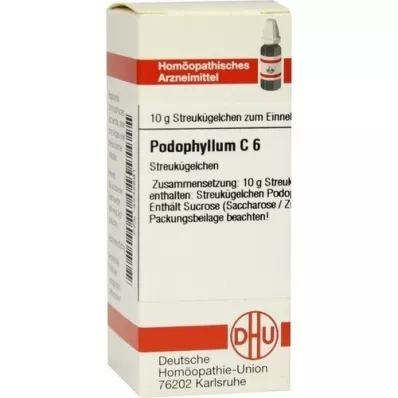 PODOPHYLLUM C 6 globule, 10 g
