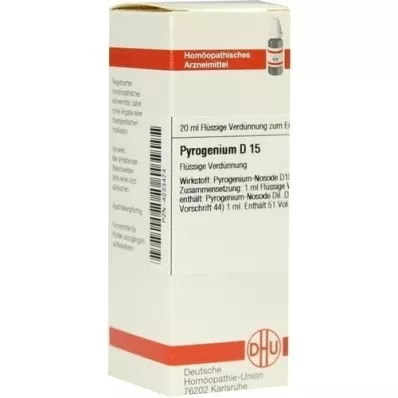 PYROGENIUM D 15 fortynding, 20 ml