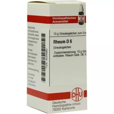 RHEUM D 6 kugler, 10 g