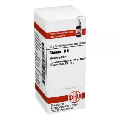 RHEUM D 6 kugler, 10 g