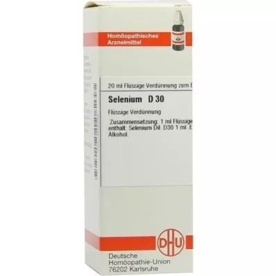 SELENIUM D 30 fortynding, 20 ml