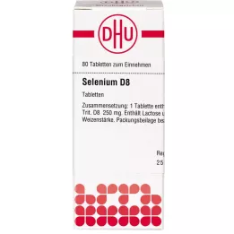 SELENIUM D 8 tabletter, 80 kapsler