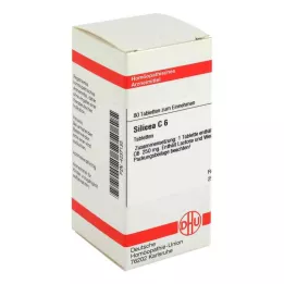 SILICEA C 6 tabletter, 80 kapsler