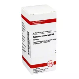 SPARTIUM SCOPARIUM D 6 tabletter, 80 kapsler