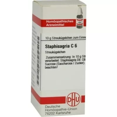 STAPHISAGRIA C 6 kugler, 10 g