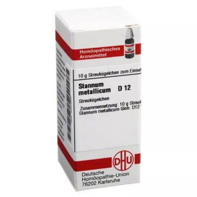STANNUM METALLICUM D 12 kugler, 10 g
