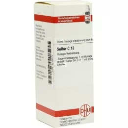 SULFUR C 12 fortynding, 20 ml