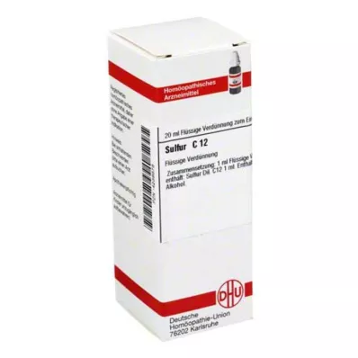 SULFUR C 12 fortynding, 20 ml