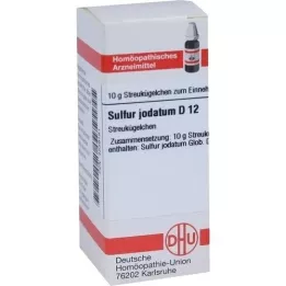 SULFUR JODATUM D 12 kugler, 10 g