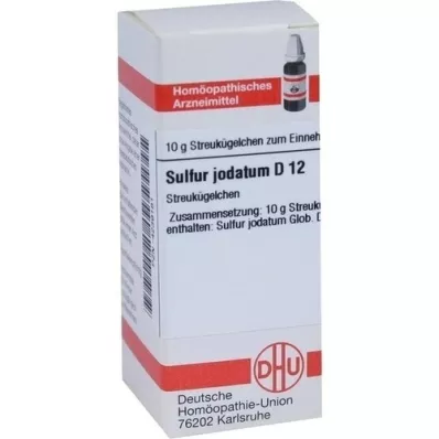 SULFUR JODATUM D 12 kugler, 10 g