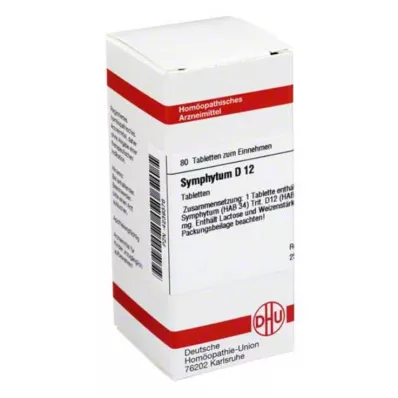 DHU Symphytum D 12 tabletter, 80 stk