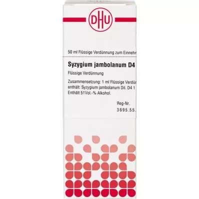 SYZYGIUM JAMBOLANUM D 4 fortynding, 50 ml